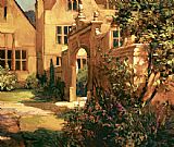 Famous Courtyard Paintings - Sunlit Courtyard